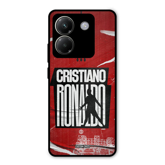 Ronaldo Red Paper Art Poco M7 Pro Mobile Back Cover - Sports PrintShield Case