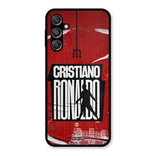 Ronaldo Red Paper Art Samsung Galaxy M34 5G Mobile Back Cover - Sports PrintShield Case