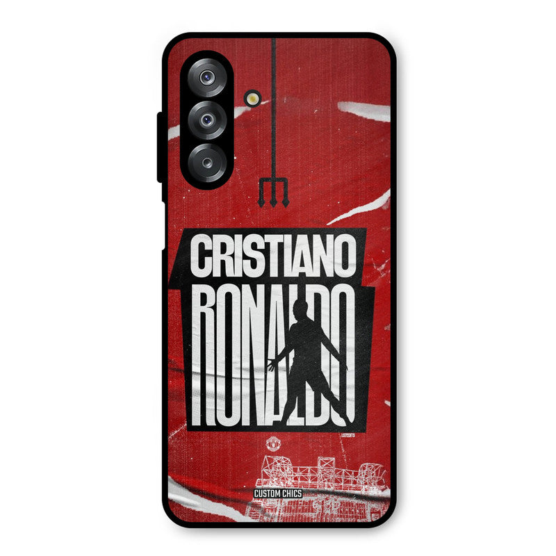 Ronaldo Red Paper Art Samsung Galaxy A26 Mobile Back Cover - Sports PrintShield Case