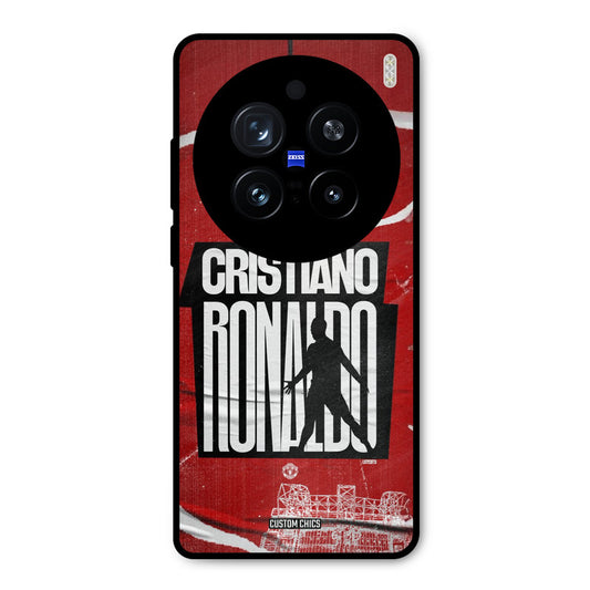 Ronaldo Red Paper Art Vivo X200 Pro Mobile Back Cover - Sports PrintShield Case