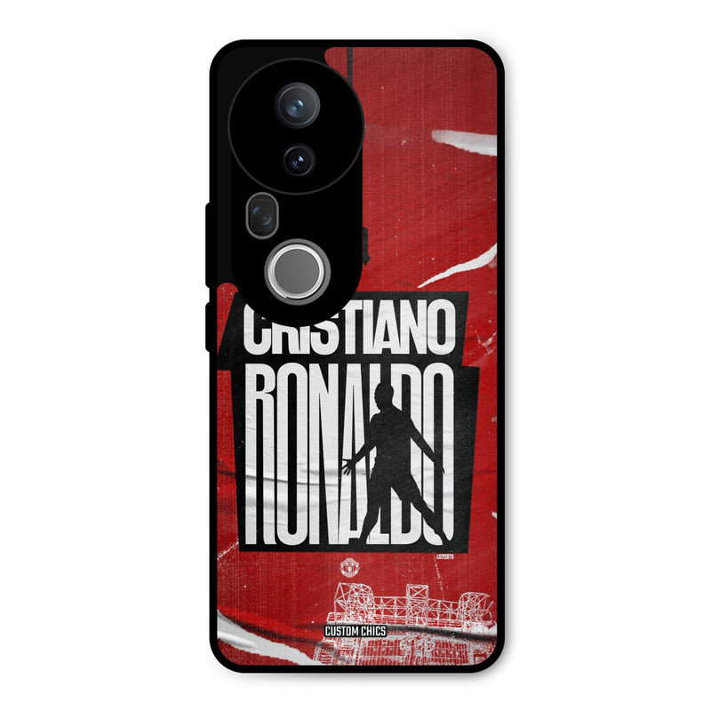Ronaldo Red Paper Art Vivo T4 Ultra Mobile Back Cover - Sports PrintShield Case