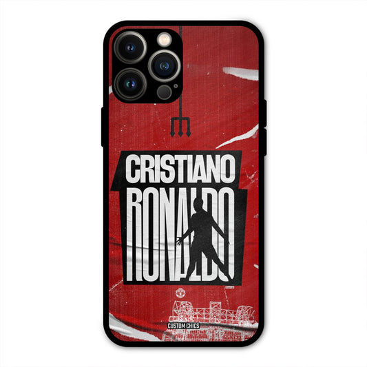 Ronaldo Red Paper Art  iPhone 13 Pro Max Mobile Back Cover - Sports PrintShield Case