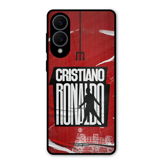 Ronaldo Red Paper Art Samsung Galaxy S25 Edge Mobile Back Cover - Sports PrintShield Case