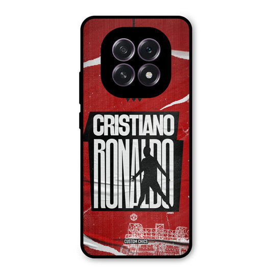Ronaldo Red Paper Art Oppo F29 Mobile Back Cover - Sports PrintShield Case