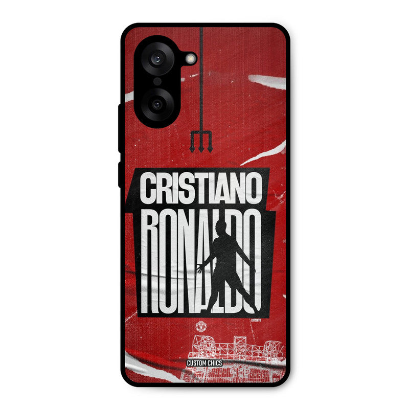 Ronaldo Red Paper Art Oneplus Nord CE5 Mobile Back Cover - Sports PrintShield Case