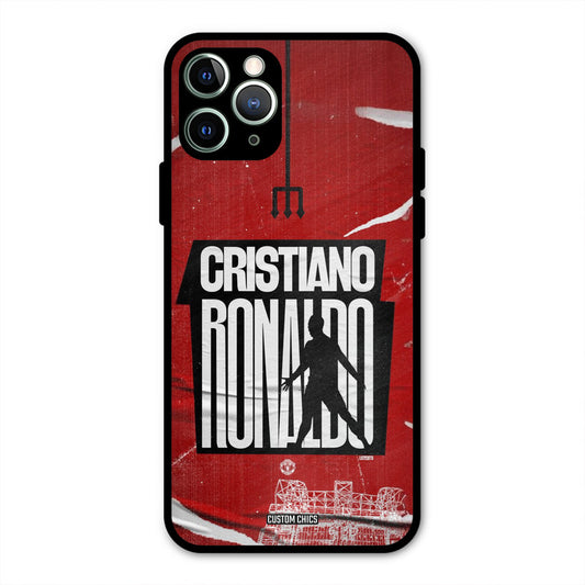 Ronaldo Red Paper Art  iPhone 11 Pro Max Mobile Back Cover - Sports PrintShield Case