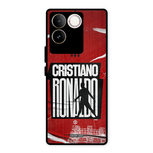 Ronaldo Red Paper Art iQOO Z7 Pro Mobile Back Cover - Sports PrintShield Case