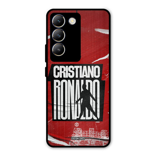 Ronaldo Red Paper Art Vivo Y200e Mobile Back Cover - Sports PrintShield Case