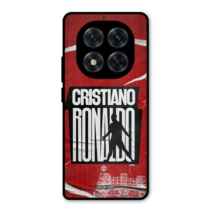 Ronaldo Red Paper Art Redmi Note 14 Pro Mobile Back Cover - Sports PrintShield Case