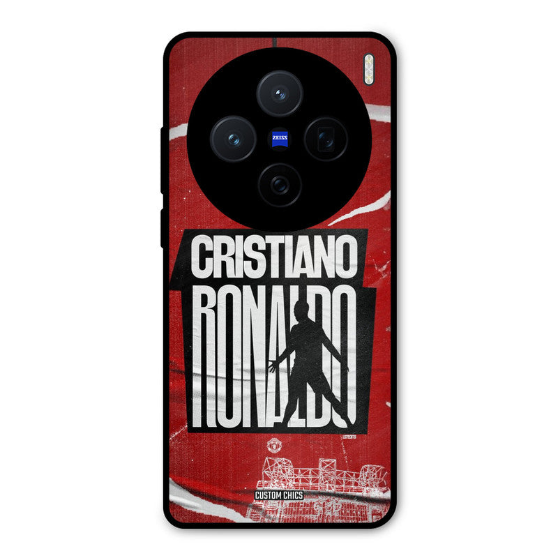 Ronaldo Red Paper Art Vivo X200 Mobile Back Cover - Sports PrintShield Case