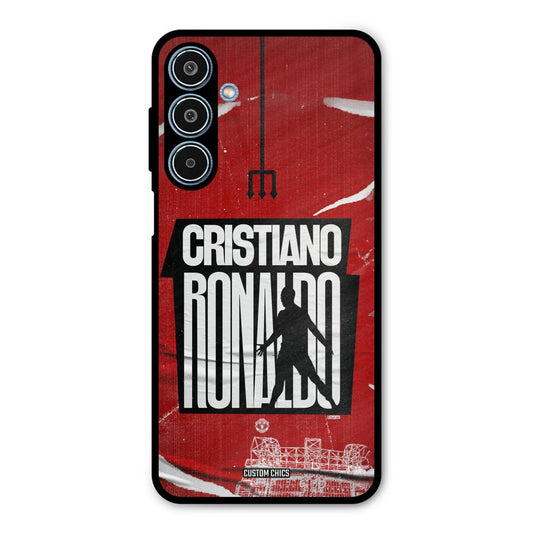Ronaldo Red Paper Art Samsung Galaxy M35 5G Mobile Back Cover - Sports PrintShield Case