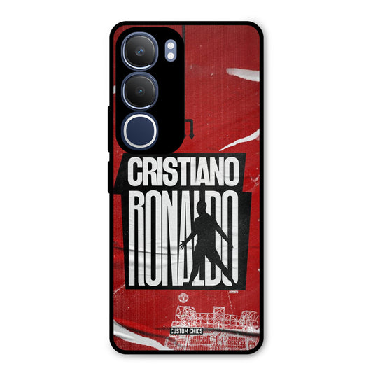 Ronaldo Red Paper Art Vivo Y29 Mobile Back Cover - Sports PrintShield Case