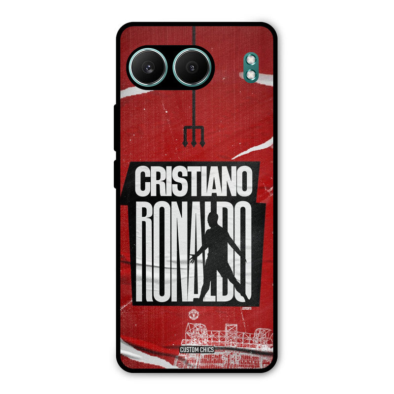 Ronaldo Red Paper Art OnePlus Nord 4 Mobile Back Cover - Sports PrintShield Case