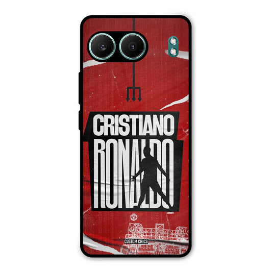 Ronaldo Red Paper Art OnePlus Nord 4 Mobile Back Cover - Sports PrintShield Case