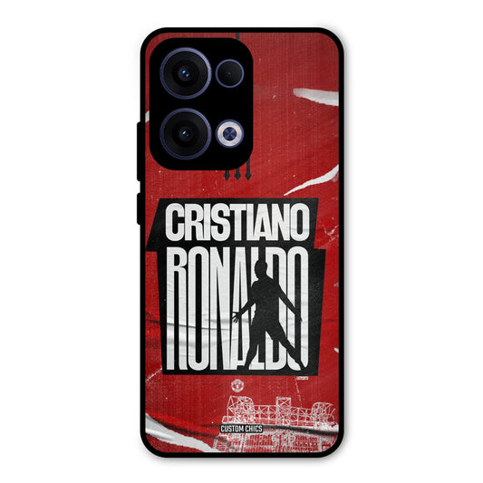 Ronaldo Red Paper Art Oppo Reno 13 5G Mobile Back Cover - Sports PrintShield Case