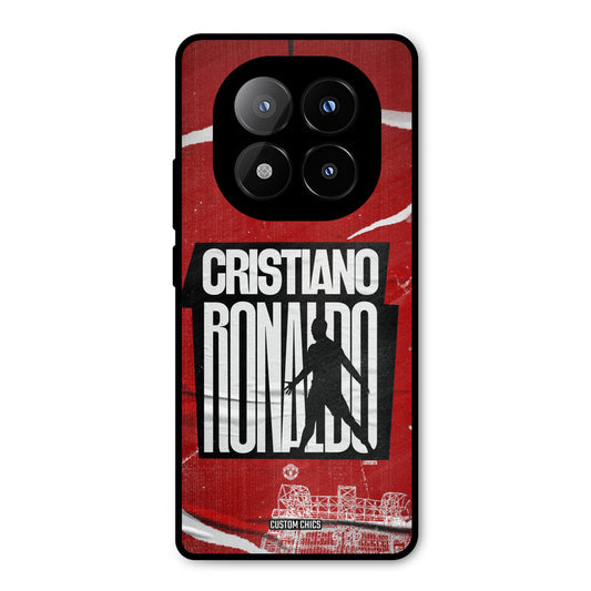 Ronaldo Red Paper Art Redmi Note 14 Pro Plus 5G Mobile Back Cover - Sports PrintShield Case