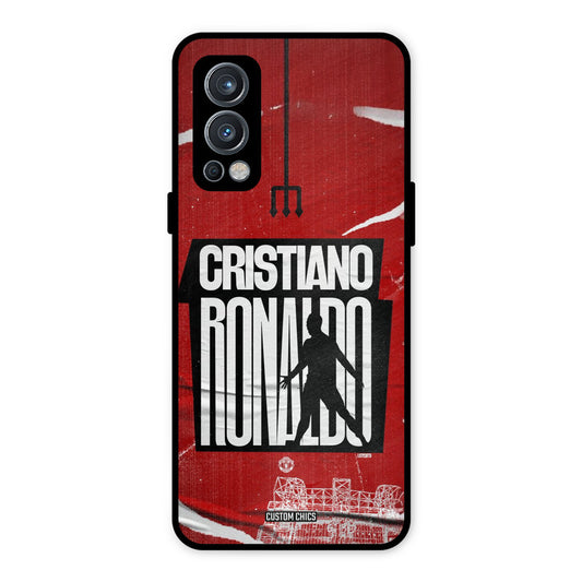Ronaldo Red Paper Art OnePlus Nord 2 5G Mobile Back Cover - Sports PrintShield Case