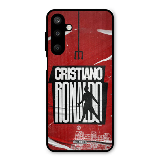 Ronaldo Red Paper Art Samsung Galaxy M16 Mobile Back Cover - Sports PrintShield Case