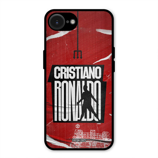 Ronaldo Red Paper Art iPhone 16e Mobile Back Cover - Sports PrintShield Case
