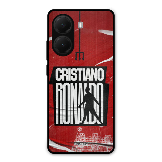 Ronaldo Red Paper Art Poco X7 Pro Mobile Back Cover - Sports PrintShield Case