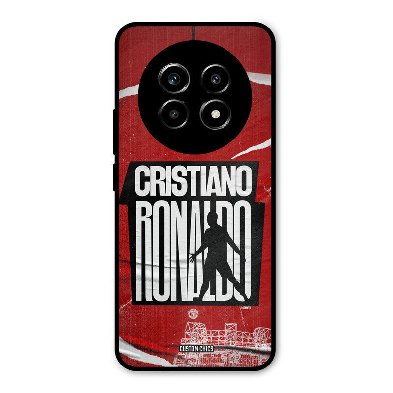 Ronaldo Red Paper Art Realme 14 Pro lite Mobile Back Cover - Sports PrintShield Case