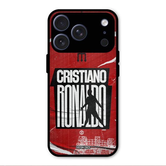 Ronaldo Red Paper Art iPhone 17 Pro Max Mobile Back Cover - Sports PrintShield Case