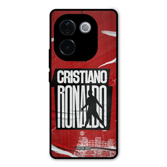 Ronaldo Red Paper Art iQOO Z9s Pro Mobile Back Cover - Sports PrintShield Case