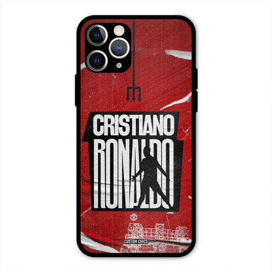 Ronaldo Red Paper Art  iPhone 11 Pro Mobile Back Cover - Sports PrintShield Case