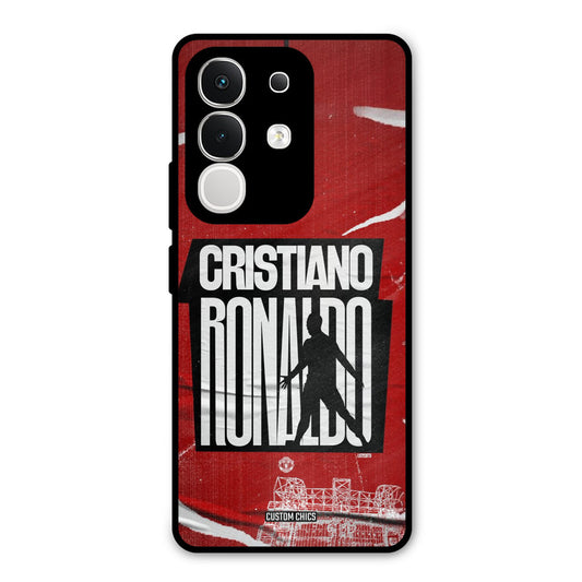 Ronaldo Red Paper Art Vivo T4x Mobile Back Cover - Sports PrintShield Case
