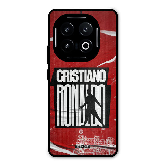 Ronaldo Red Paper Art iQOO 13 Mobile Back Cover - Sports PrintShield Case