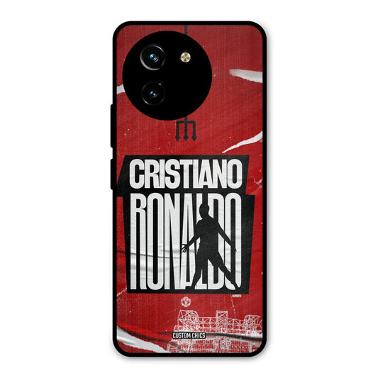 Ronaldo Red Paper Art Vivo Y200i Mobile Back Cover - Sports PrintShield Case