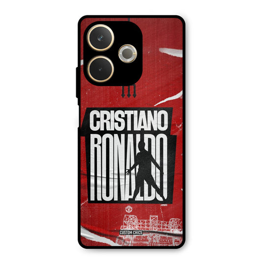 Ronaldo Red Paper Art Oppo A5 Pro Mobile Back Cover - Sports PrintShield Case