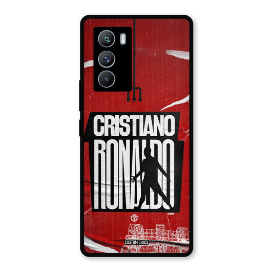 Ronaldo Red Paper Art iQOO 9SE Mobile Back Cover - Sports PrintShield Case