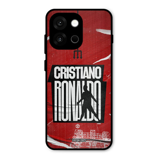 Ronaldo Red Paper Art Oneplus 13s Mobile Back Cover - Sports PrintShield Case