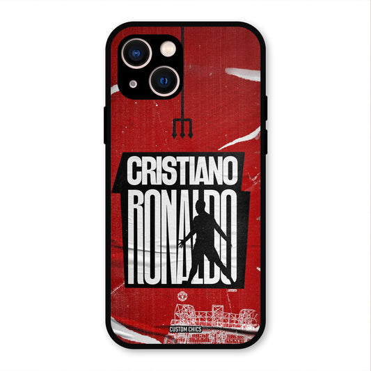 Ronaldo Red Paper Art  iPhone 13 Mobile Back Cover - Sports PrintShield Case