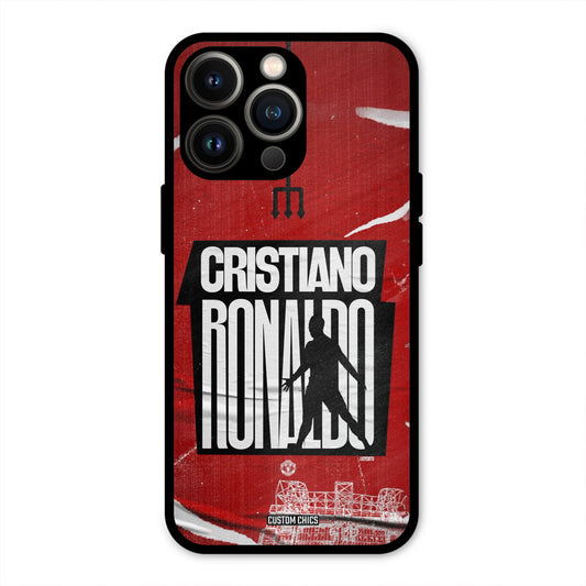 Ronaldo Red Paper Art  iPhone 13 Pro Mobile Back Cover - Sports PrintShield Case
