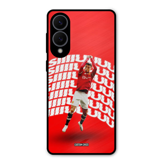 Ronaldo Shuuuuu Samsung Galaxy S25 Edge Mobile Back Cover - Sports PrintShield Case