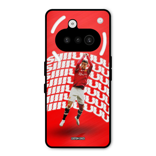 Ronaldo Shuuuuu Nothing Phone 3A Mobile Back Cover - Sports PrintShield Case