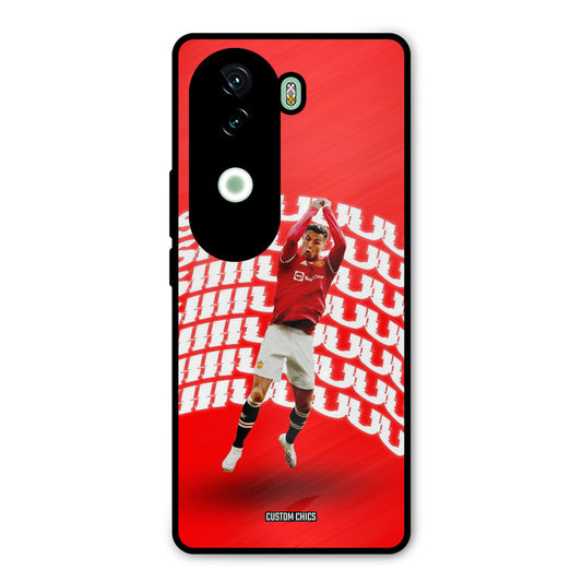 Ronaldo Shuuuuu Vivo V40e Mobile Back Cover - Sports PrintShield Case