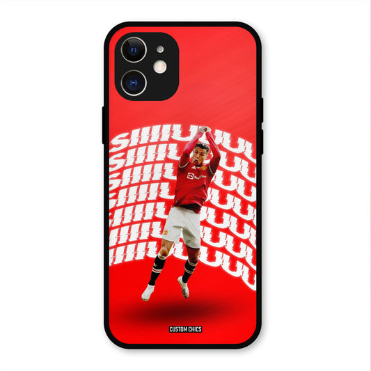Ronaldo Shuuuuu  iPhone 12 Mobile Back Cover - Sports PrintShield Case