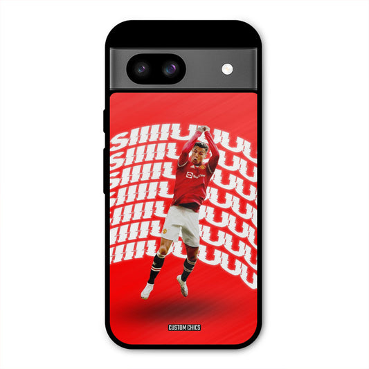 Ronaldo Shuuuuu Google Pixel 8a Mobile Back Cover - Sports PrintShield Case