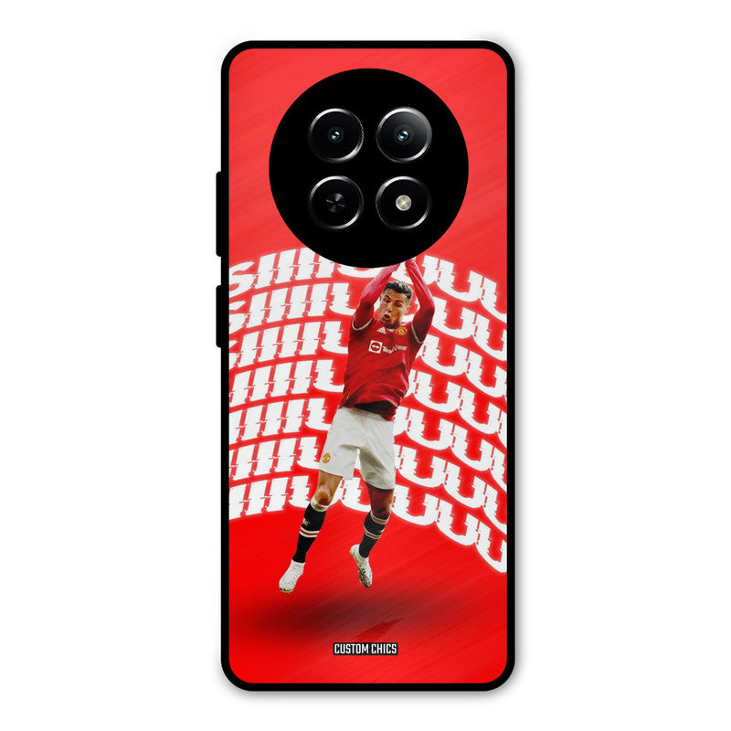 Ronaldo Shuuuuu Realme Narzo N65 Mobile Back Cover - Sports PrintShield Case