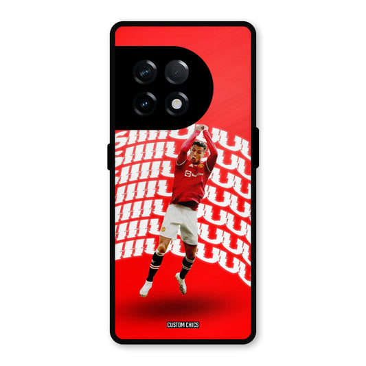 Ronaldo Shuuuuu OnePlus 11R Mobile Back Cover - Sports PrintShield Case
