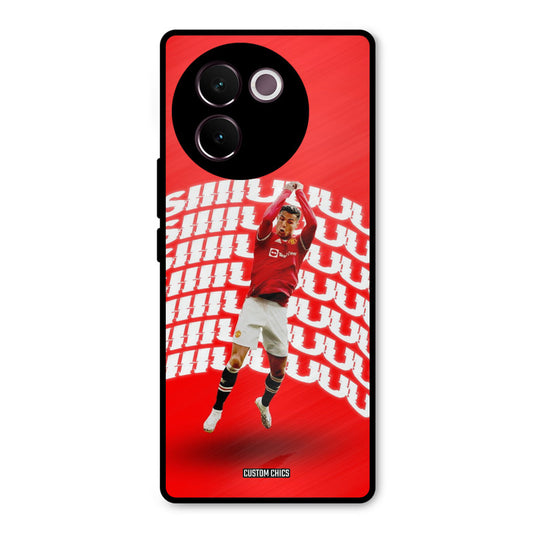 Ronaldo Shuuuuu Vivo V30e Mobile Back Cover - Sports PrintShield Case