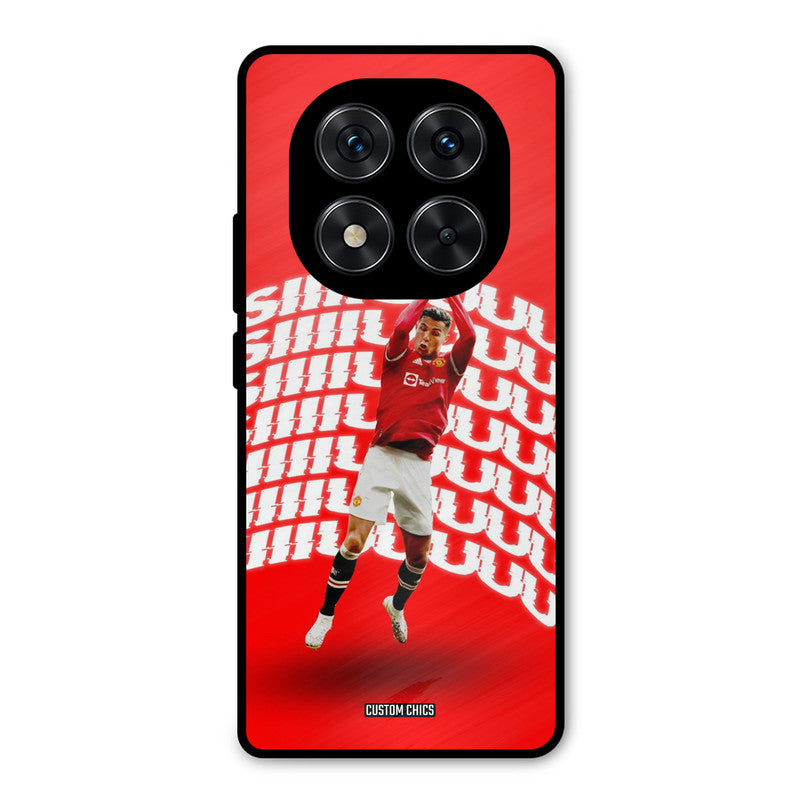 Ronaldo Shuuuuu Redmi Note 14 Pro Mobile Back Cover - Sports PrintShield Case