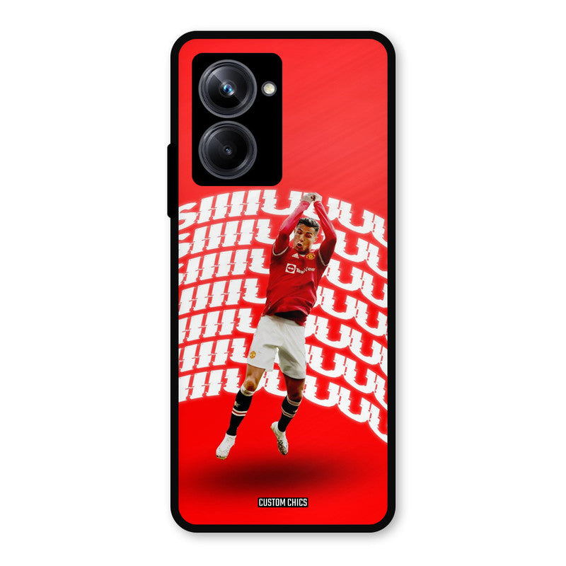Ronaldo Shuuuuu Realme 10 Pro Mobile Back Cover - Sports PrintShield Case