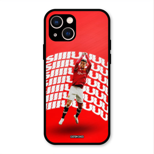 Ronaldo Shuuuuu  iPhone 13 Mobile Back Cover - Sports PrintShield Case