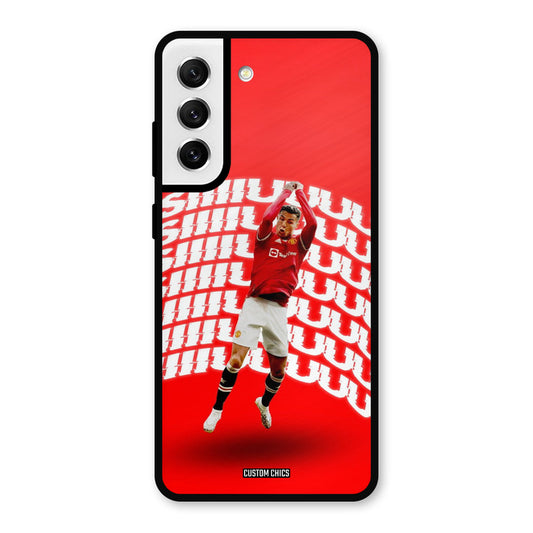 Ronaldo Shuuuuu Samsung Galaxy S21 FE 5G Mobile Back Cover - Sports PrintShield Case