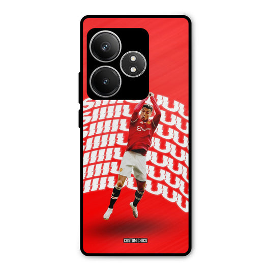 Ronaldo Shuuuuu Realme GT 6T Mobile Back Cover - Sports PrintShield Case