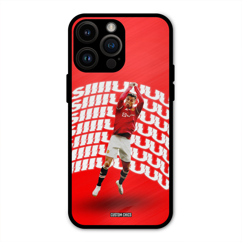 Ronaldo Shuuuuu  iPhone 14 Pro Max Mobile Back Cover - Sports PrintShield Case